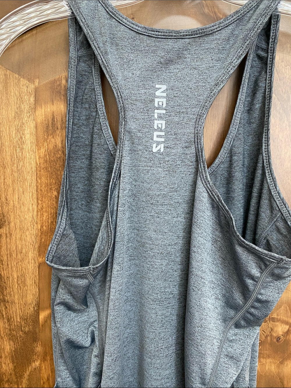 Grey Racerback Tank - Picture 2 of 3
